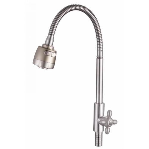 Single Lever Pull Down Zinc Kitchen Faucets Mixers