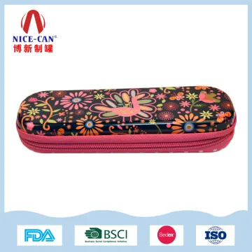 China Manufacturer Colorful Tin Box Pencil Case With Zipper