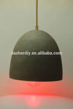 Hot selling vintage concrete lamp with edison bulb