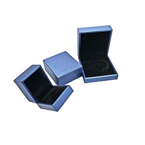 Custom Leather Jewelry luxury Pendant Ring Boxes