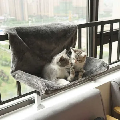 Easy-to-Install Removable Window Bed Cat Hammock: Get Your Purrfect Pet Accessory Today!