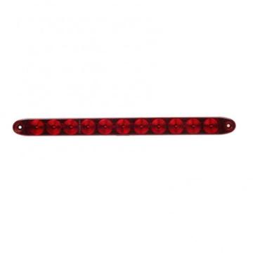 11 LED Red Brake Stop Tail Light 16" Waterproof Bar for Boats, Golf Carts, Trucks, and RVs