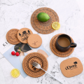 Enviromental Cork Coasters för plattor Lnsulation Pads