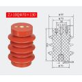 Varios modelos de aisladores eléctricos post-epoxi