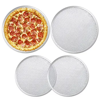 16 Inch Seamless Aluminum Pizza Screens Pizza Peel Mesh Cutter" 

This title highlights the largest size and key features, which can be beneficial for search engine optimization.