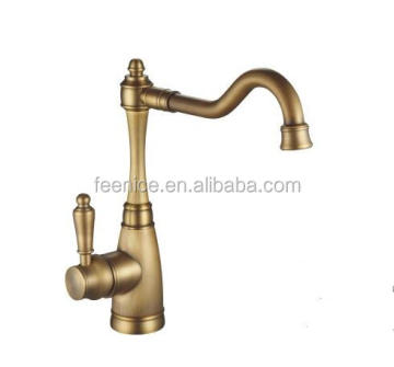 Antique Brass Single Handle Kitchen Mixer