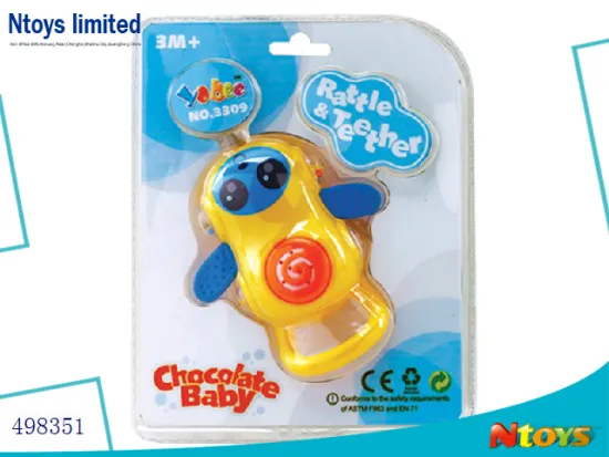 FANTASTIC MULTI-COLOR ABS BABY RATTLE , 6520615