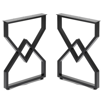 أرجل طاولة معدنية على شكل ماسي