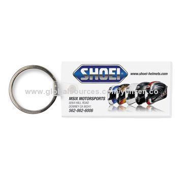 Large Rectangle Soft Keychain - Full Color