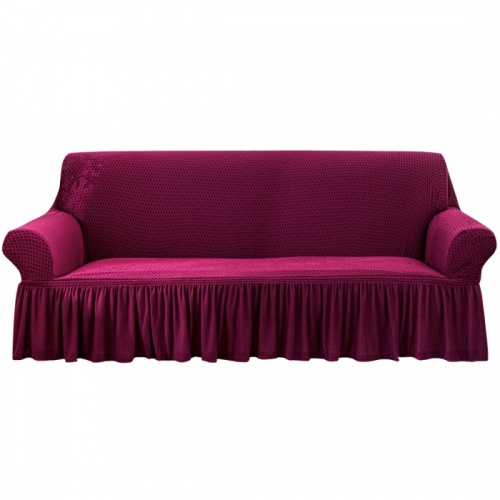 Turkish universal high-end sofa cover with hemline