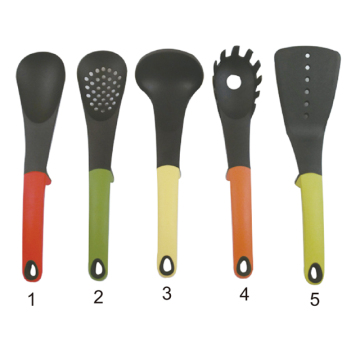 5 pcs kitchen tool set with color handle