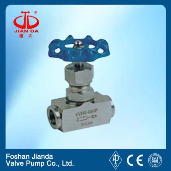 J13W/H Type stainless steel female thread needle globe valve/pin valve