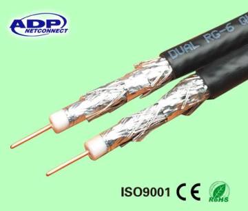 rg6 coaxial cable 75 ohm used for catv cctv or satellite system 100m roll