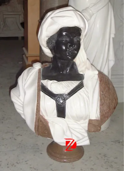 Lady bust statues