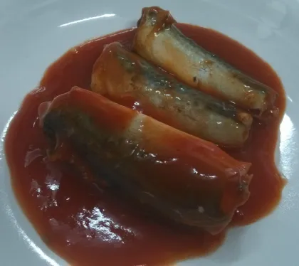 Mackerel Fish In Tomato Chili Lithography Can