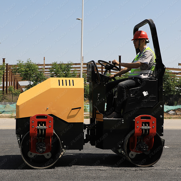 Vibración hidráulica de 30kn Fyl-900 Double Drums Compactor