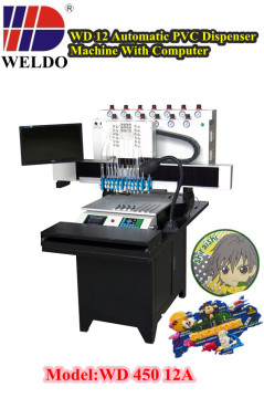 WD Visual and Touch 12 Colors PVC&Silicon Dispenser Machine