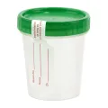 Cup d'urine en plastique jetable médical PS 25ml