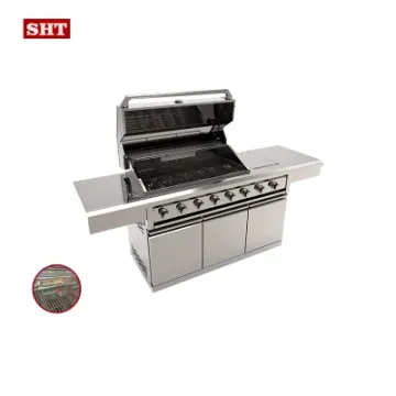 Hot Selling Morden Outdoor Kitchen BBQ Gas Grill for with Rack