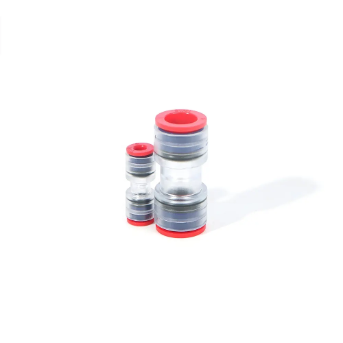 straight microduct coupler transparent straight push fit micro duct microduct connector Supplier