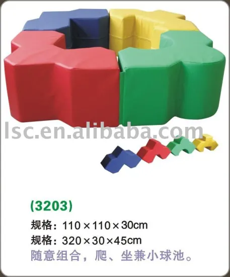 LT-02F0401 kids soft play combine sofa