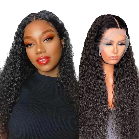180% Density 30 Inch Deep Wave Wig Pre Plucked Transparent Hd Lace Front Wigs Remy Virgin Human Hair 13X6 Lace Frontal Wigs