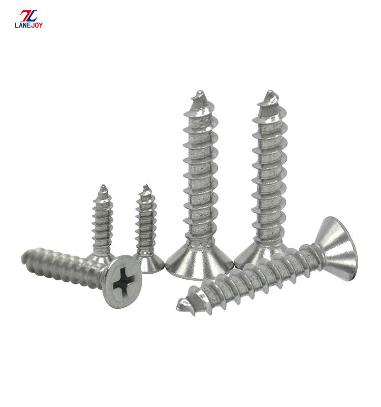 Stainless Steel Countersunk Self-Tapping Flat Head Screws