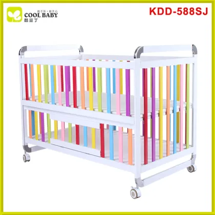 Hot china products wholesale european baby crib/baby bed swinging crib/folding baby travel crib