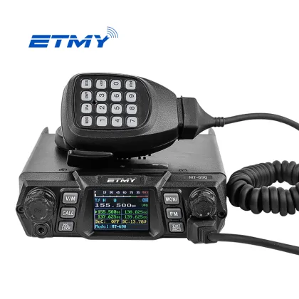ETMY MT-690 100W 256 Channel VHF/UHF Radio Car Set with Speaker Microphone