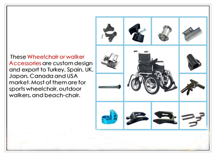 CNC Machining Wheelchair Spare Parts Manufacturer