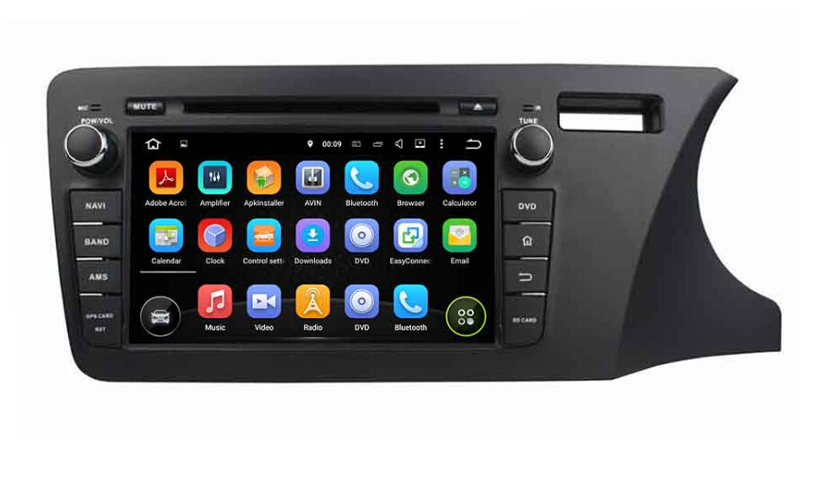 Android car multimedia system for Honda CITY 2014