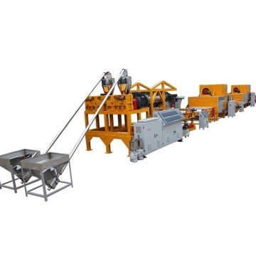 PVC Coil Mat Making Machine for Grid Hollow Net Backing and Foam Back