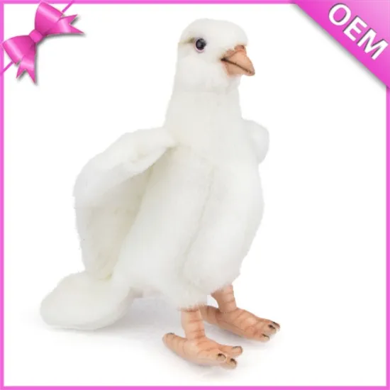 Peace Pigeon Plush Stuffed Animal Toy The White Dove Plush Toy