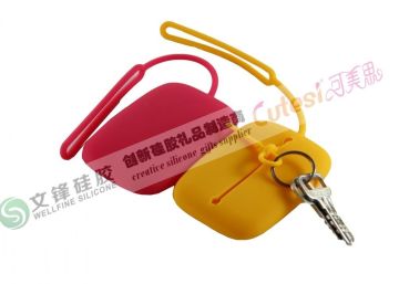 Pocket Small Colorful Silicone Key Case Ladies Coin Bag For Gifts