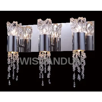 Zhongshan Glass Chrome Wall Lights Modern Design