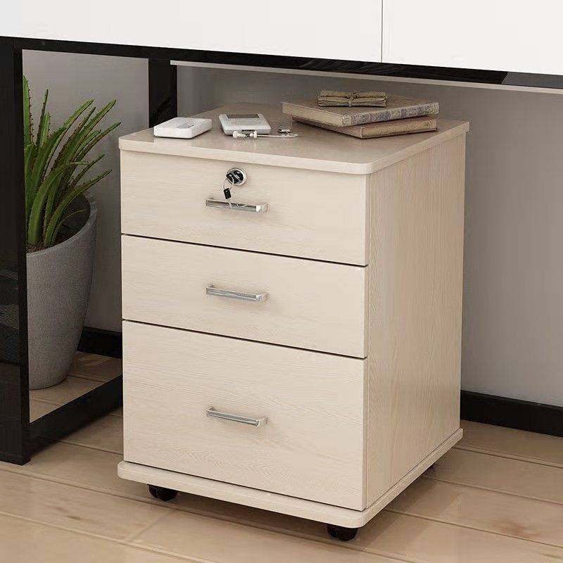 Wood 3 Drawer File Cabinet