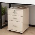 Custom Wood 3 Drawer File Cabinet with Lock