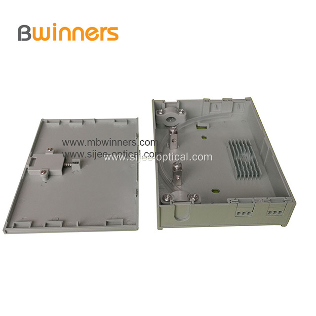 Fiber Optic Mini Terminal Box Face Plate 2 Ports Ftth