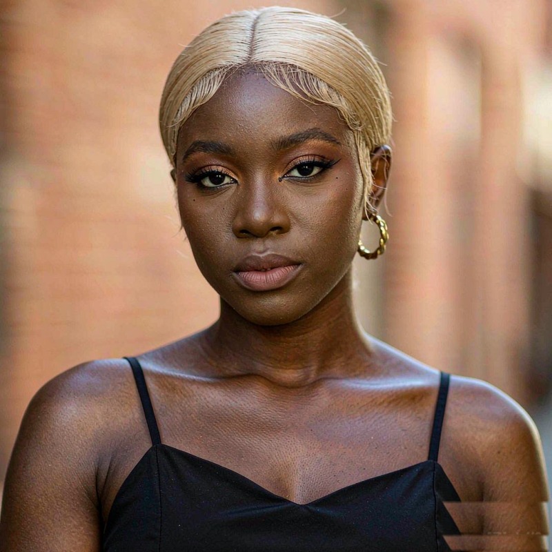 613 Blonde Bob 4x4 Lace Closure Wig 100% Human Hair