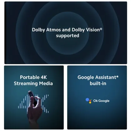 Xiaomi Mi TV Stick 4K - 2GB RAM, 8GB Storage, Quad Core, Android TV