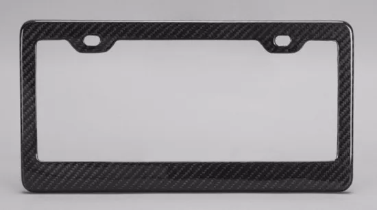 first-class carbon license plate