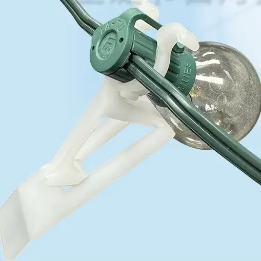All-in-One Christmas Light Clips for C9 & C7 Bulbs: Gutter Clips & Outdoor Sockets