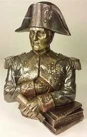 Home decor famous figure bronze napoleon bust portrait head statue sculpture