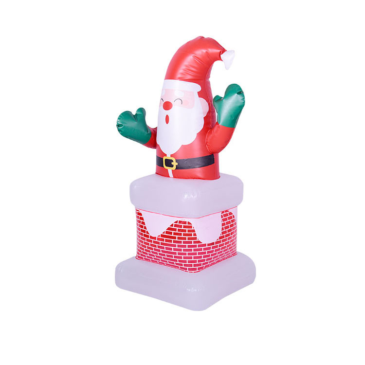 66.5 Inch Outdoor Inflatable Christmas Santa With LED Light_02