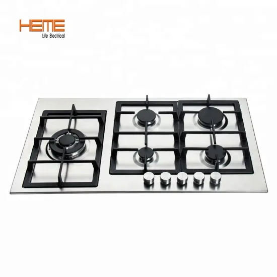 Stainless Steel 5-Burner Gas Cooktop with FFD Technology