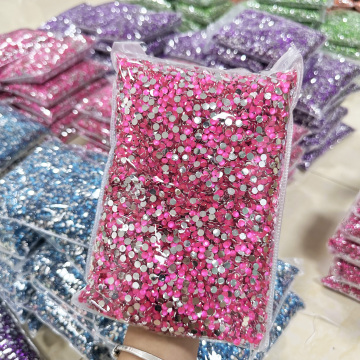WHATSTONE Wholesale: Neon Color Flat Back Non Hotfix Resin Rhinestones for Garment and Craft Applications, Glows under UV Light