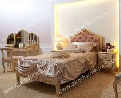 Princess Style Kids Room Furniture Kids Single Bed