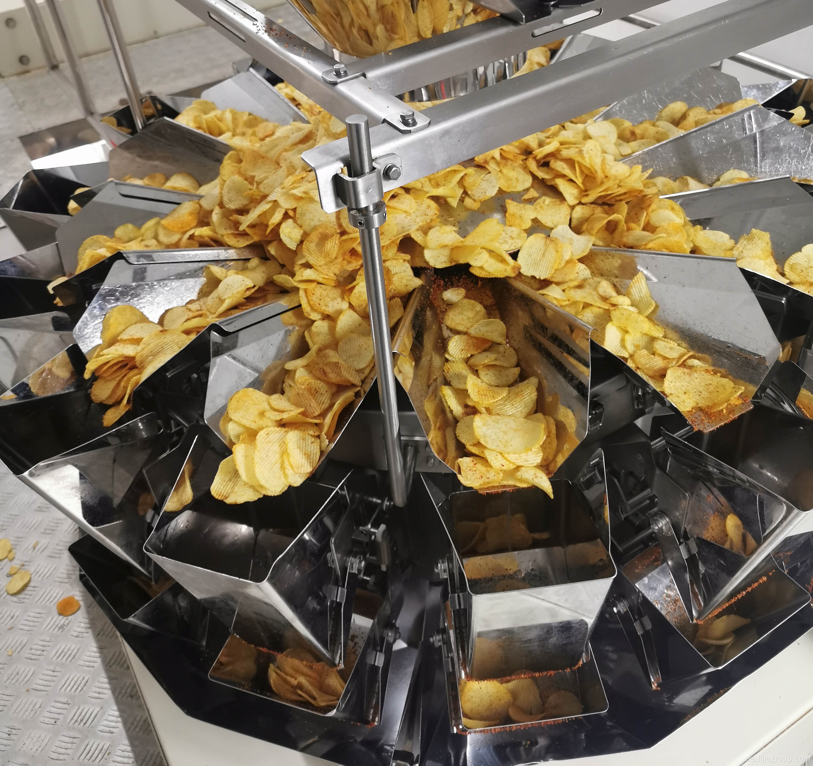 100 kgh automatische Kartoffelchips Produktionslinie