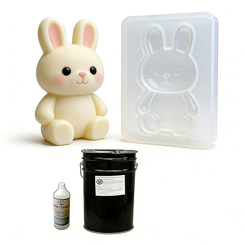 Condensation curing silicone mold rubber