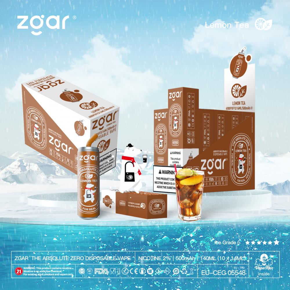 خدمة OEM Zgar بالجملة التي يمكن التخلص منها vape 6000 نفخة